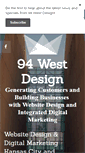 Mobile Screenshot of 94westdesign.com